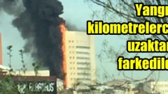Taksim İlkyardım Hastanesi’nde yangın!